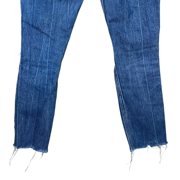 Abercrombie & Fitch Women’s Medium Wash Distressed  High Rise Mom Jeans - Picture 7 of 8